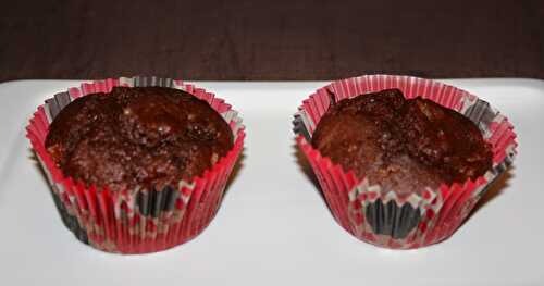 Muffins chocolat poires