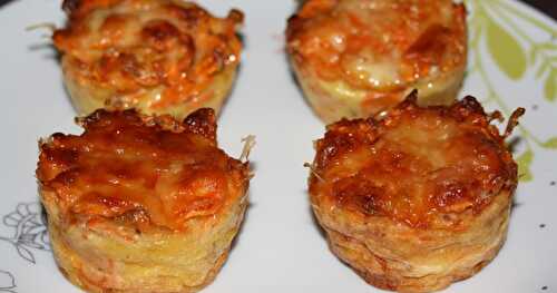 Muffins invisibles carottes-cumin