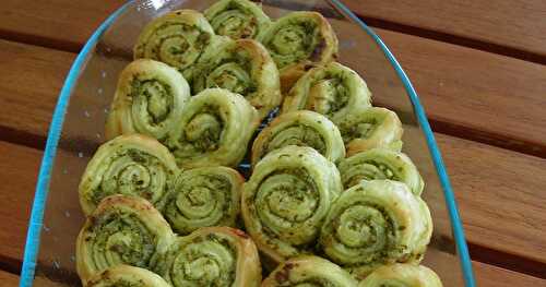 Palmier au pesto