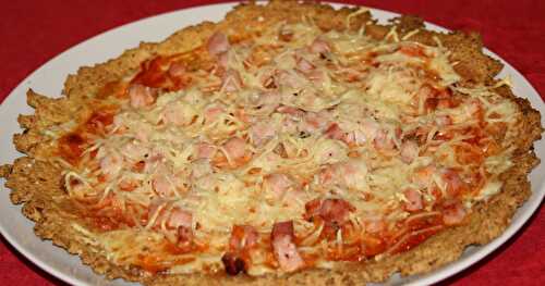 Pizza en croûte de chou-fleur