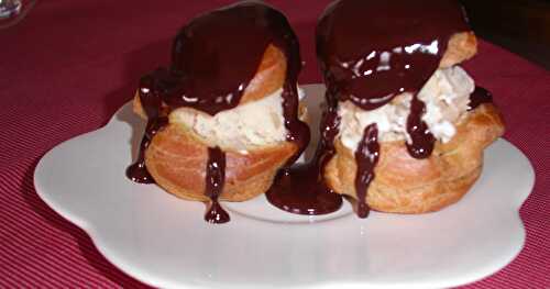 Profiteroles aux noix