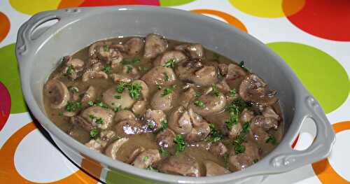 Rognons de veau sauce Madère