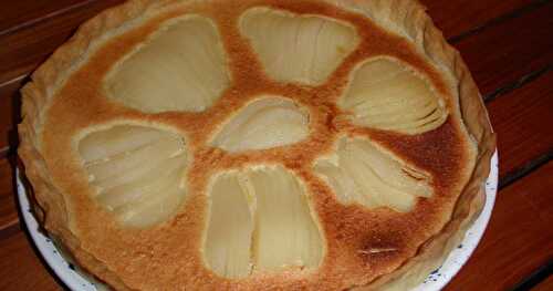 Tarte aux poires amandine