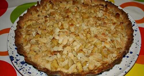 Tarte sablée aux pommes et aux amandes 