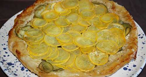 Tarte tatin aux courgettes et fromage Carré Frais