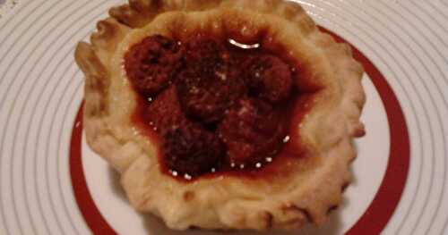 Tartelettes au chocolat blanc et aux framboises