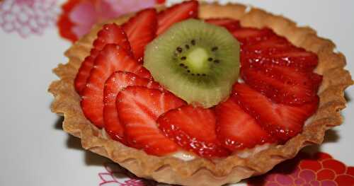 Tartelettes fraises-kiwi