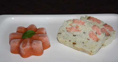 Terrine de poisson - Sorbet à la tomate