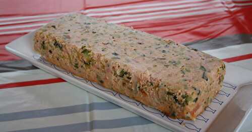 Terrine de truite aux courgettes