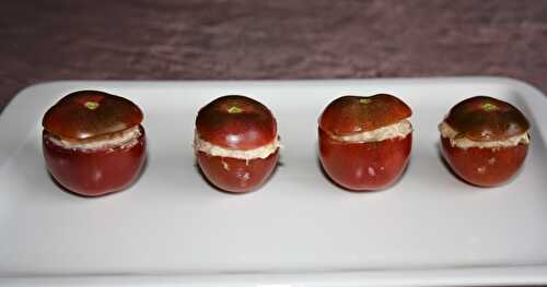 Tomates cerises farcies au thon de Clément