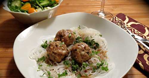 Boulettes collantes asiatiques + 