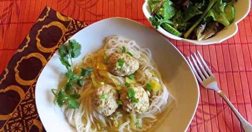 Boulettes de dinde à l’orange et au gingembre 