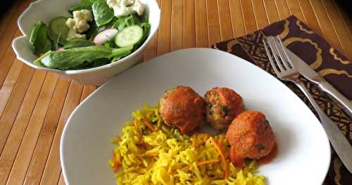 Boulettes de poisson, sauce tomate express + 