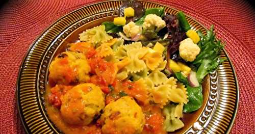 Boulettes de poisson, sauce tomate, version deux