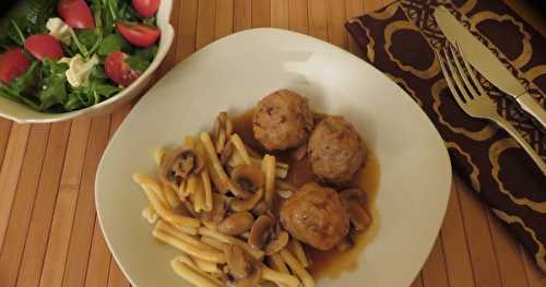 Boulettes de poulet vite prêtes 