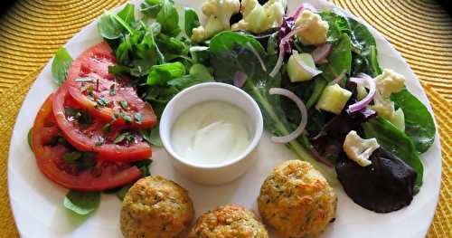 Boulettes de saumon frais à l’aneth