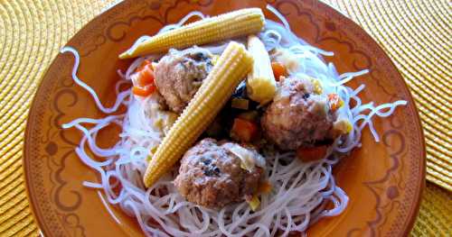 Boulettes de veau à la chinoise