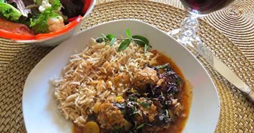 Boulettes de veau, sauce à l’italienne 