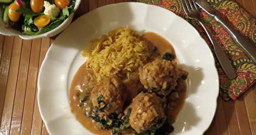 Boulettes, style poulet au beurre, version 2 + 