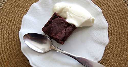 Brownies aux haricots rouges, version 2 