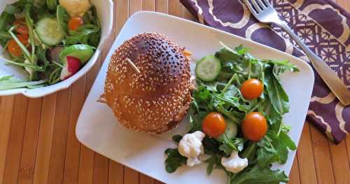 Burger à l’effiloché de jacquier, test de goût 