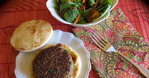 Burgers de lentilles à l’indienne 