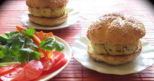 Burgers de poisson au four +