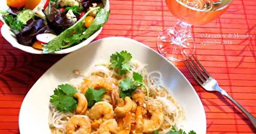 Cari de crevettes thaïlandais 