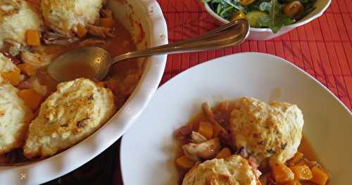 Casserole de poulet italienne aux boulettes de pâte 