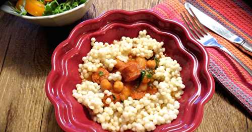 Cassolettes de merguez au couscous perlé + 