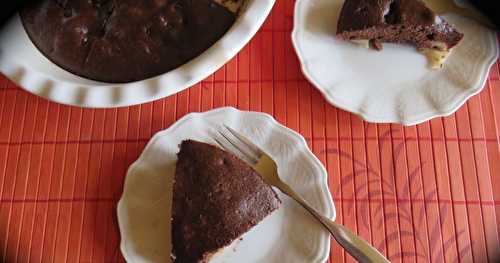 Clafoutis choco-poires +