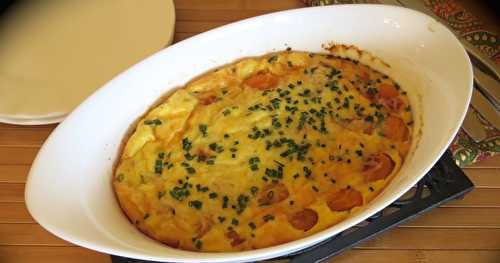 Clafoutis de tomates cerises au fromage 