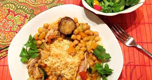 Couscous au poulet à l’indienne + 