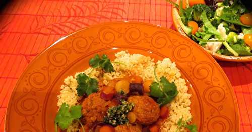 Couscous aux boulettes de couscous 