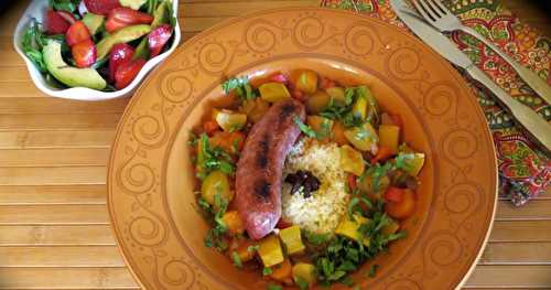 Couscous aux saucisses de canard 