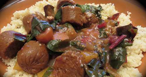 Couscous express aux saucisses sans viande 