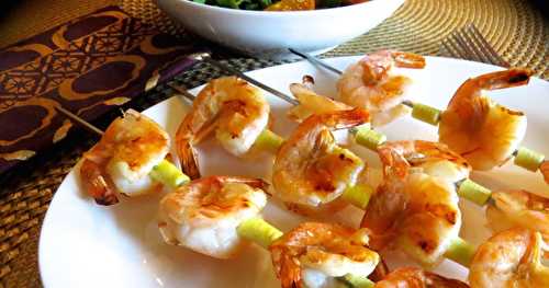 Crevettes et salade de saumon fumé ratée -