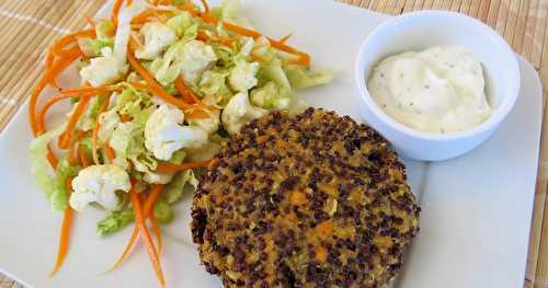 Croquettes de sockeye et de quinoa + Sauce froide citron/menthe