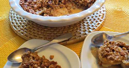 Croustade aux pommes et à l’érable