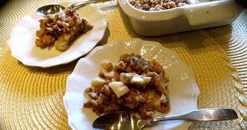 Croustade aux pommes vite prête 