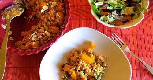 Croustade de légumes au couscous israélien +