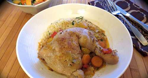 Cuisses de poulet braisées à la marocaine + 