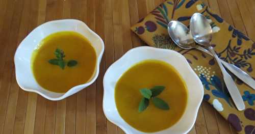 Duo canicule express, potage et tartines 