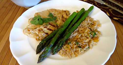 Escalopes à l’indienne grillées au barbecue + 