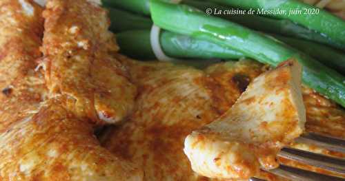 Escalopes de poulet bbq à la cubaine + 