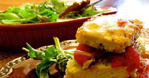 Étagé de tofu au parmesan + 