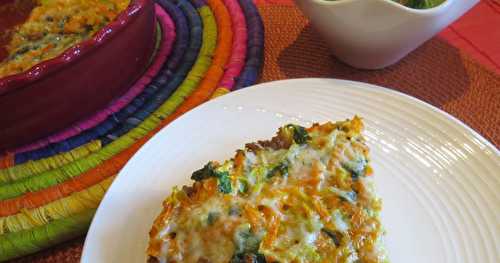 Fausse tarte express à la viande et aux légumes 