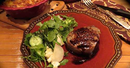 Filet de boeuf poêlé, sauce exquise + 