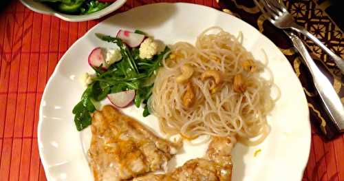 Filets d’aiglefin à l’orange, façon orientale  