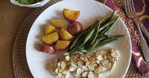 Filets d’aiglefin en croûte d’amandes 